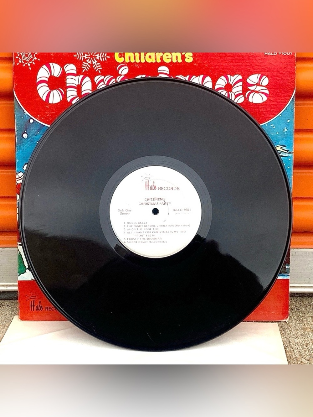 Vtg First Pressing HALO Children’s Christmas Party Antique Vinyl Record Album